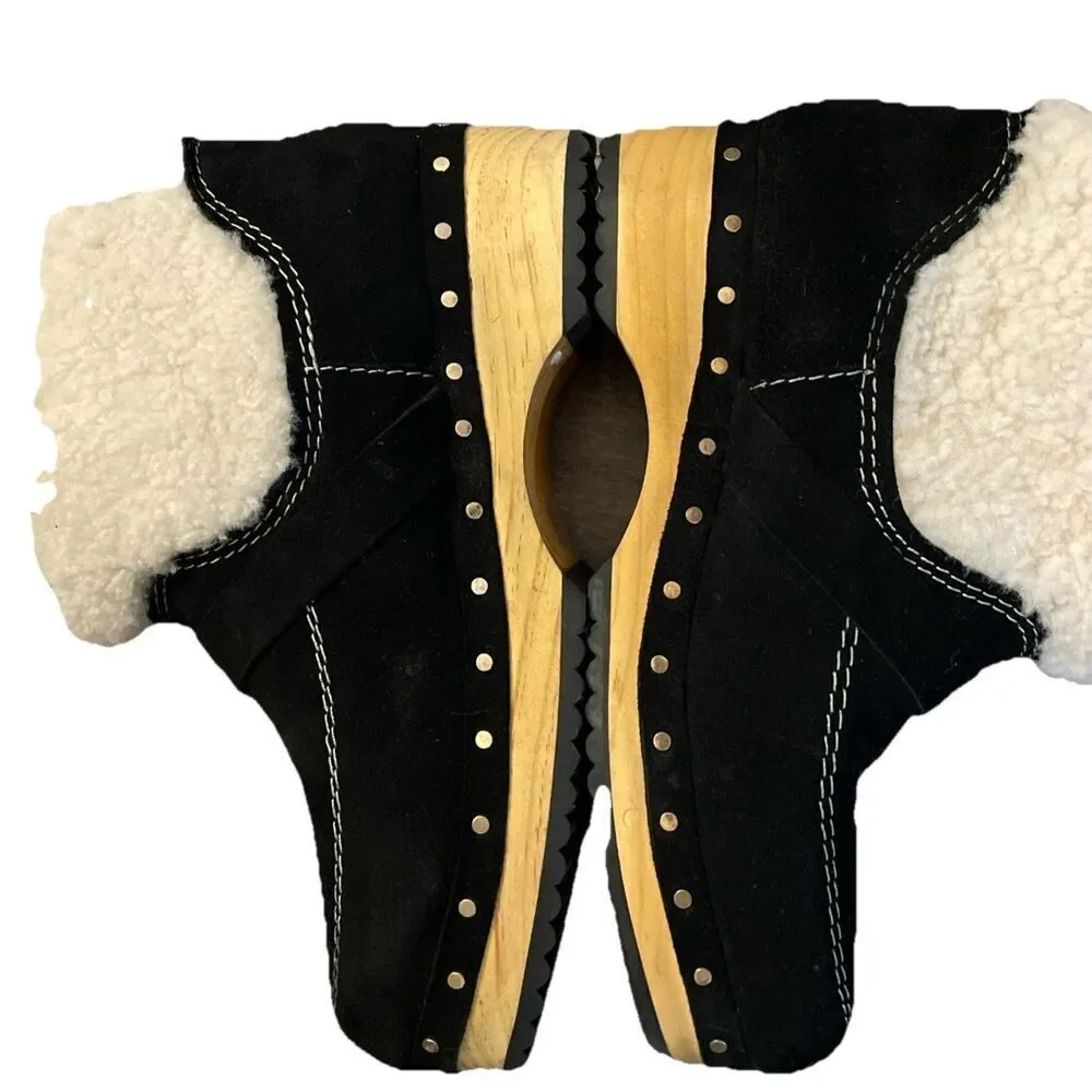 Free People fuzzy shearling